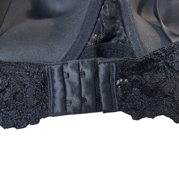 Smart & Sexy Add 2 Cup Sizes Push-Up Bra Black Lace Size 38C - Picture 10 of 14